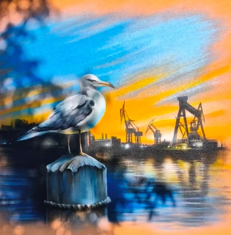Mural — Stoczniowiec Szczecin